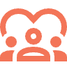 Diversity or Quality Care Icon | Orange Diversity or Quality Care Icon | Orange